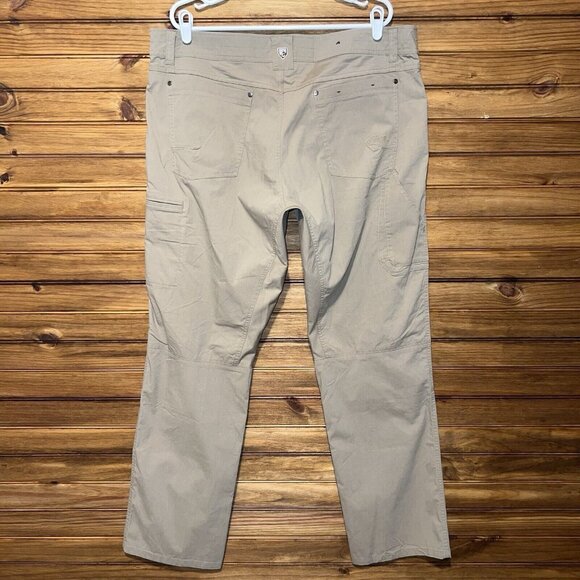 KUHL Radikl Pants Mens Size 40x32 Lightweight Stretch Hiking Trail Outdoor Khaki - Picture 2 of 9